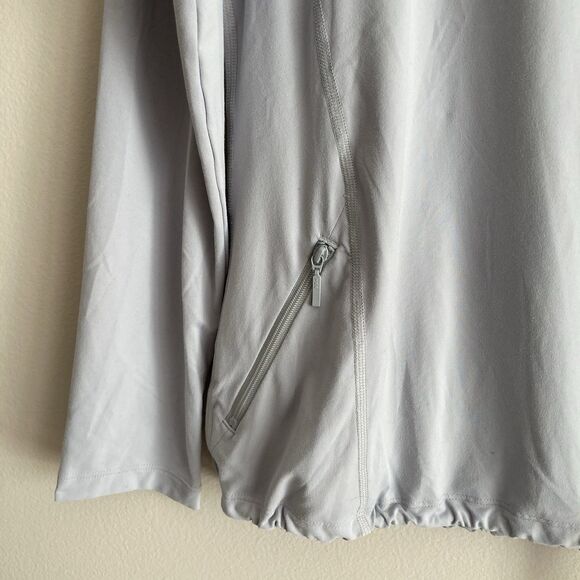 Mountain Hardwear Womens Gray Crater Lake Hoody Size Large Lightweight Active - Picture 4 of 10